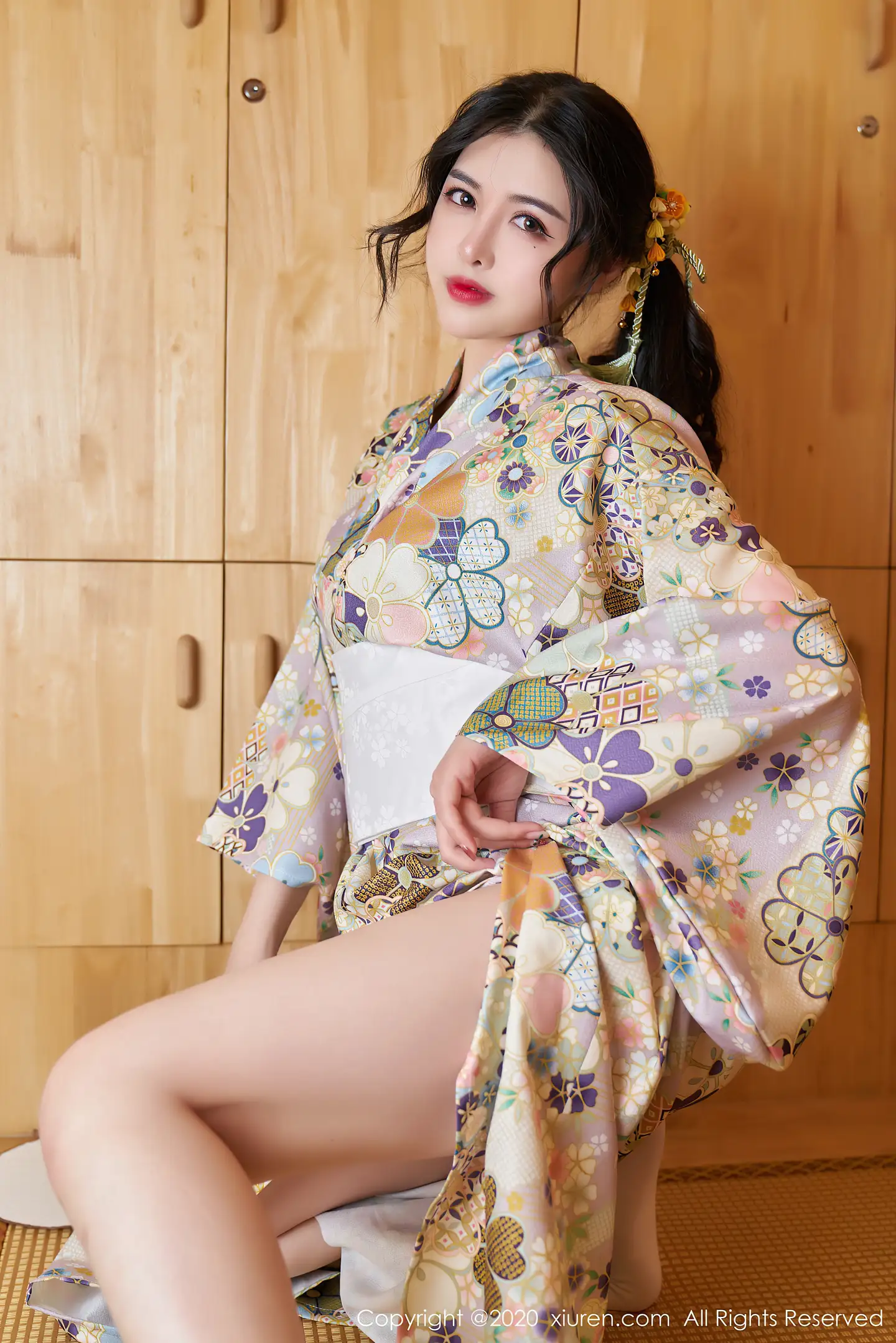 [XiuRen秀人网]No.2853_嫩模韩静安私房花色性感和服半撩露白嫩翘臀美腿完美诱惑写真65P-秀人网 - XiuRen.Space